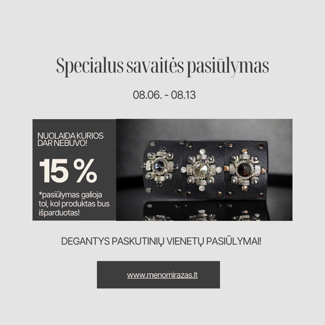 SPECIALUS SAVAITĖS PASIŪLYMAS