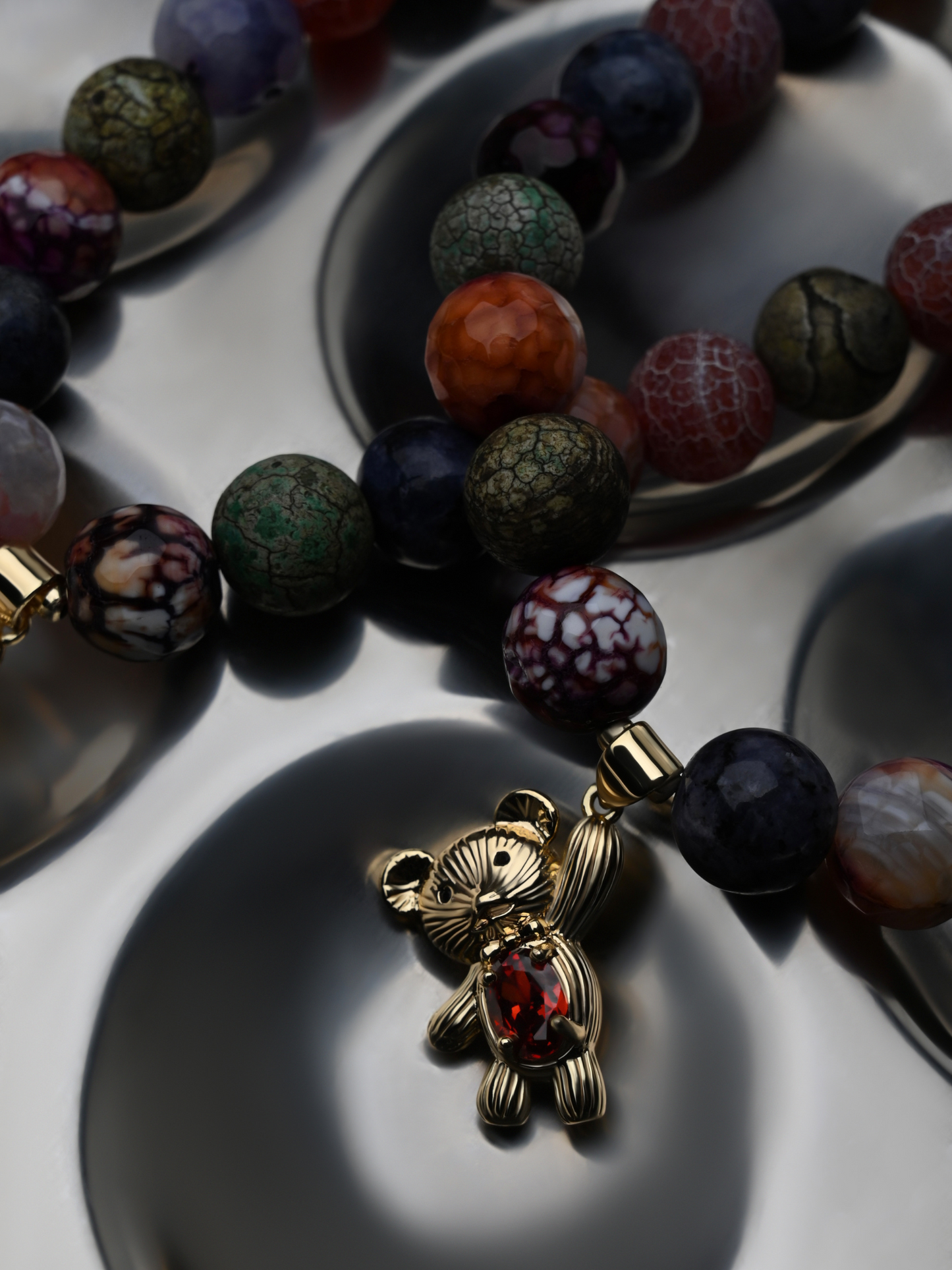 SPALVOTAS VĖRINYS SU MEŠKUČIU ,,Teddy Charm"