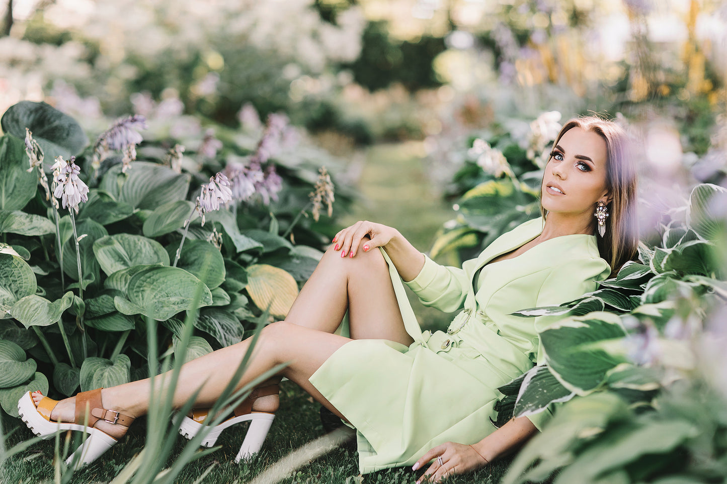 VIOLETINIAI AUSKARAI SU GRANDINĖLĖMIS